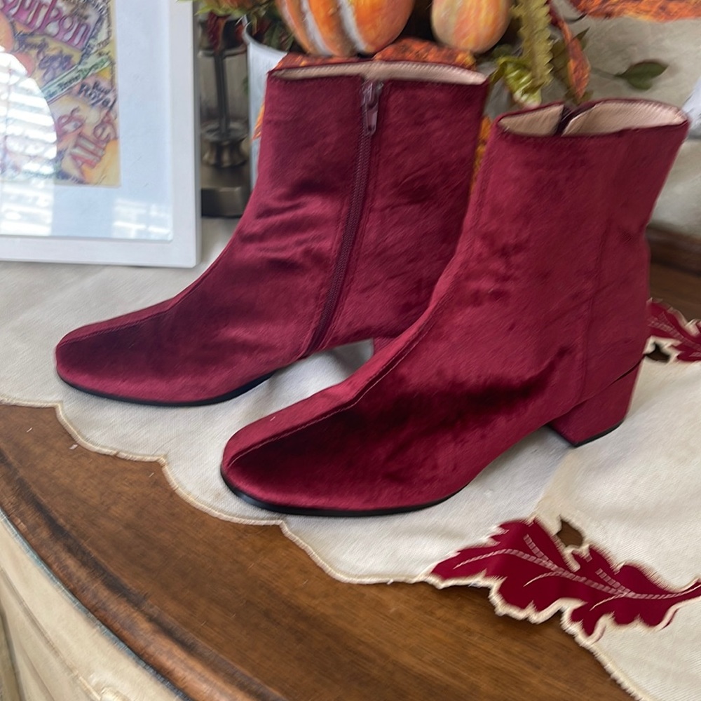 Chinese Laundry Velvet Booties